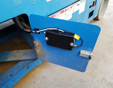 Tracker installed in Scissor Lift