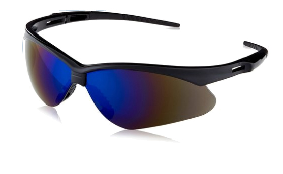 Cool tinted safety shades - yours for watching our demo