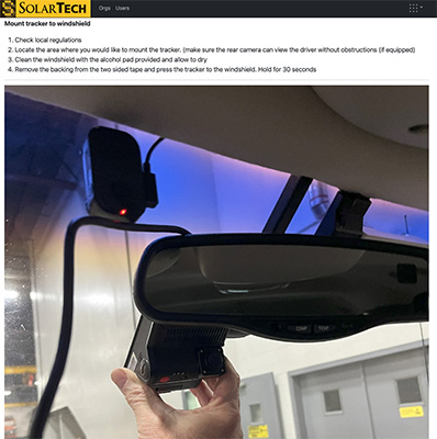 Dashcam Tracker CT-4100-X Series Install Guide